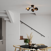 By Rydéns - Turno plafond Ø66 cm svart/guld