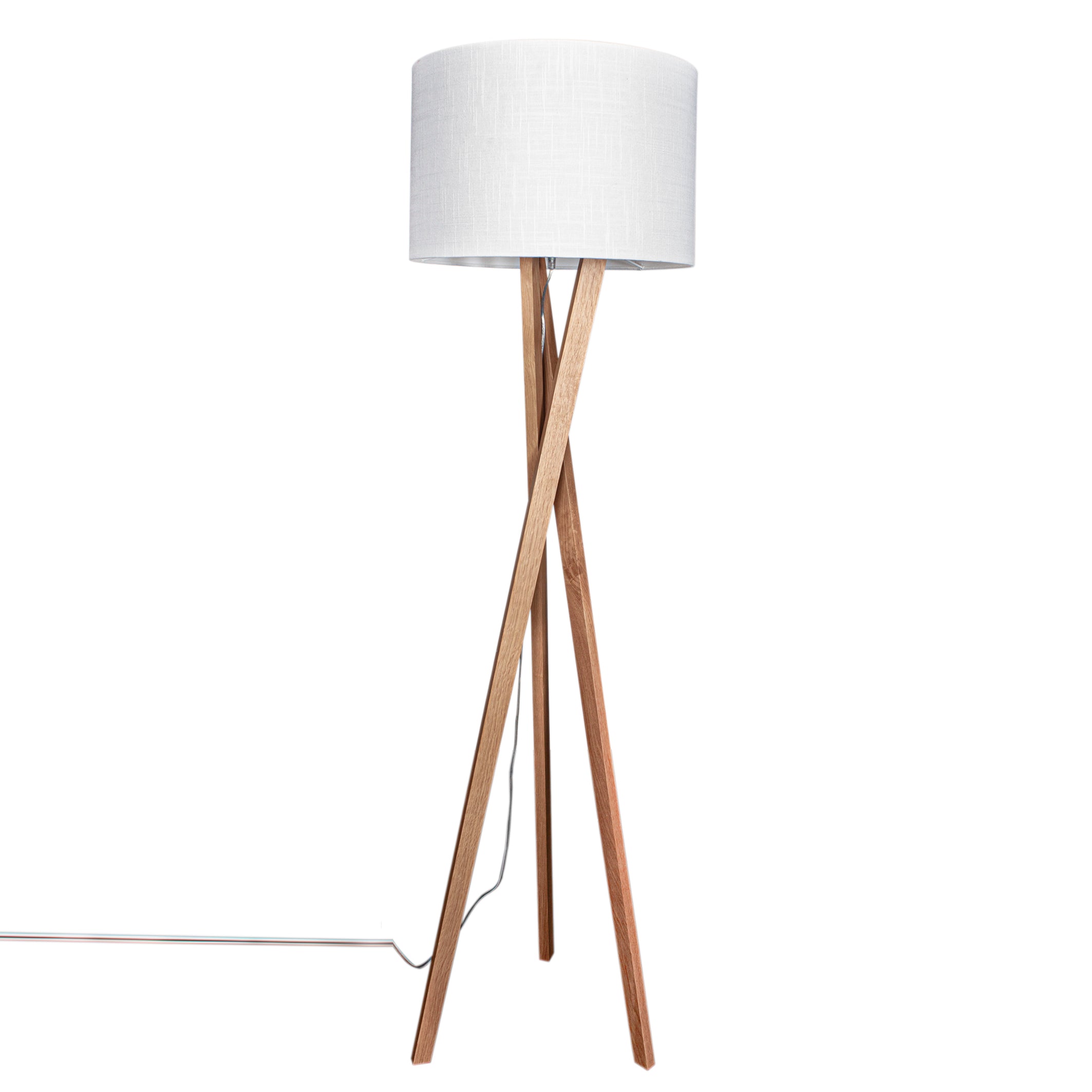 By Rydéns - Vega golvlampa vit/ek