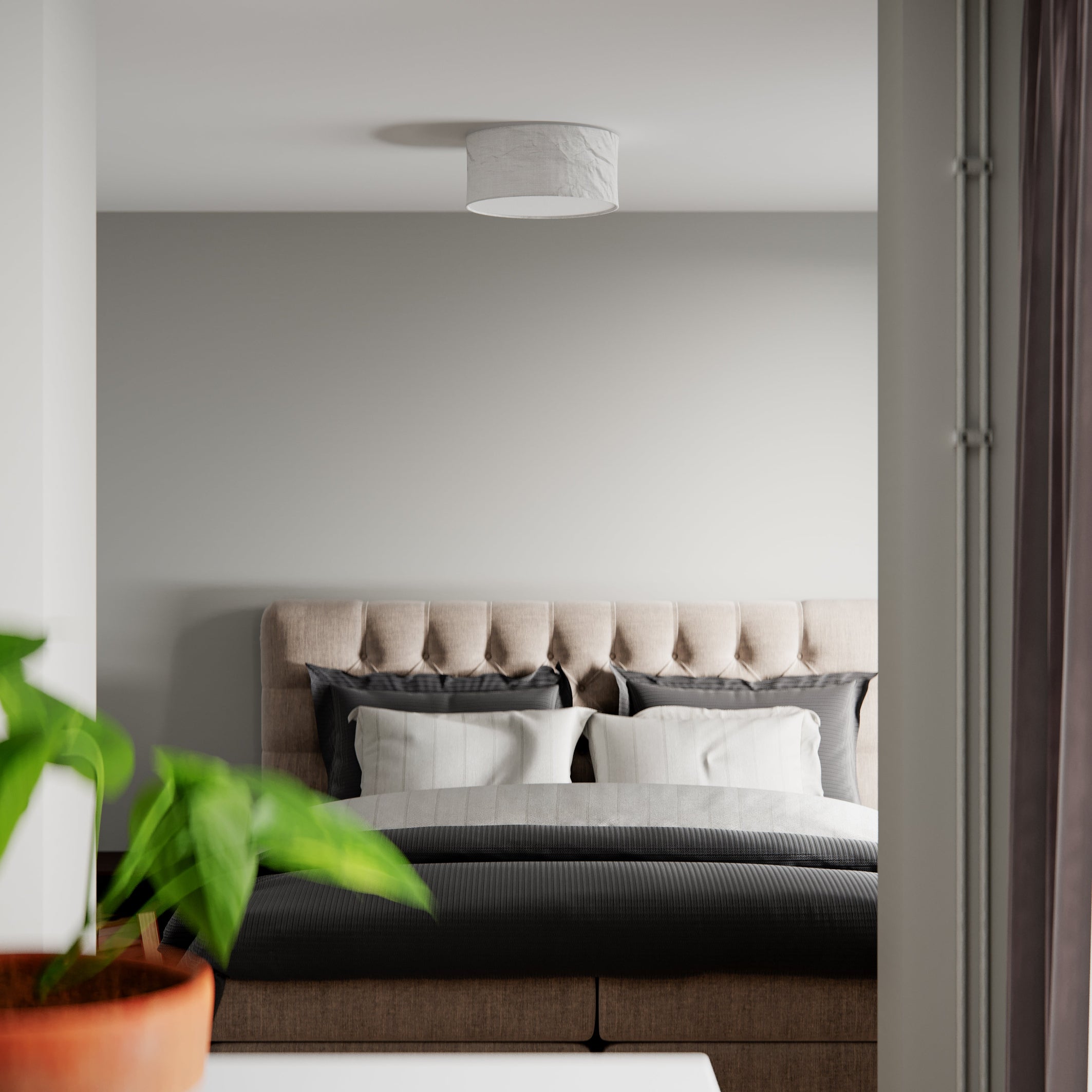 By Rydéns - Vita plafond Ø40 cm vit