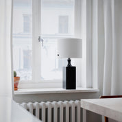 By Rydéns - Woody bordlampa H56cm svart/vit