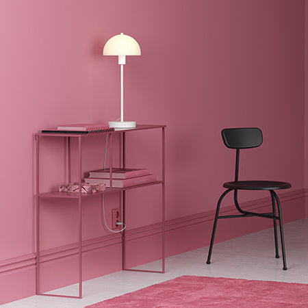 Herstal - Bordslampa Vienda vit/opal glas