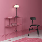 Herstal - Bordslampa Vienda svart/opal glas