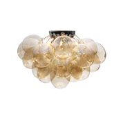 By Rydéns - Gross plafond Ø70cm krom/amber