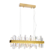 By Rydéns - Triumph taklampa bar L80cm mässing/klar