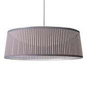 Solis Drum Pendant- 36" Silver - LED