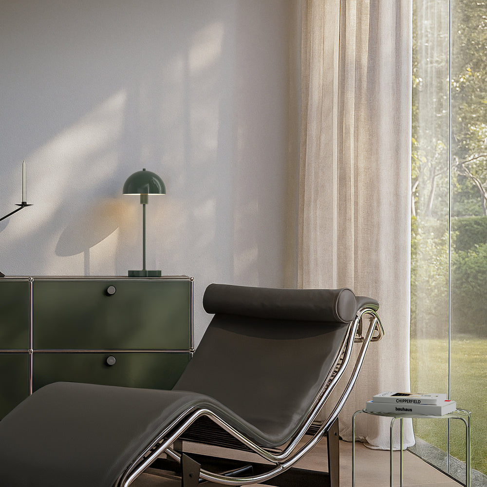 Herstal - Bordslampa Vienda oak leaf green